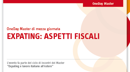 Immagine Master online di Expating: aspetti fiscali | Euroconference